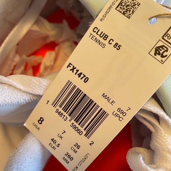 White Reebok Sneakers - Picture 3 of 3